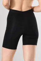 Paçalı Korse Lazer Kesim Silikonlu Miss Fit 14001 Siyah detay görünüm