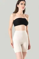 Paçalı Korse Lazer Kesim Silikonlu Miss Fit 14001 Beyaz görsel 5
