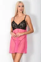 Pembe Seksi Gecelik Takımı Phevos 011-003624 Pembe