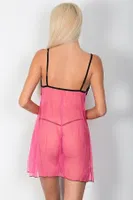 Pembe Seksi Gecelik Takımı Phevos 011-003624 Pembe görsel 4