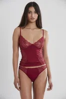Pierre Cardin 391 Kaşkorse Atlet Takım Bordo görsel 9