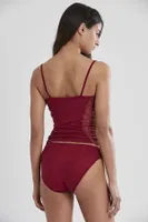 Pierre Cardin 391 Kaşkorse Atlet Takım Bordo görsel 12