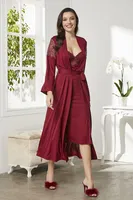 Pierre Cardin 5045 Penye Altılı Çeyiz Seti Bordo