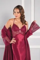 Pierre Cardin 6620 Saten Altılı Çeyiz Seti Bordo görsel 19