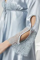 Pierre Cardin 6625 Saten Altılı Çeyiz Seti Mavi görsel 7