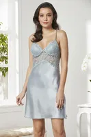 Pierre Cardin 6625 Saten Altılı Çeyiz Seti Mavi görsel 9