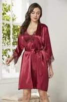 Pierre Cardin 6'lı Kısa Gecelik Sabahlık Çeyiz Set 6040 görsel 25