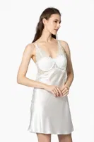 Pierre Cardin 6'lı Kısa Gecelik Sabahlık Çeyiz Set 6040 İnci görsel 11