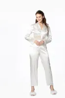 Pierre Cardin 6'lı Kısa Gecelik Sabahlık Çeyiz Set 6040 İnci görsel 10