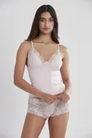 Pierre Cardin Dantelli Penye Atlet Külot Kaşkorse Set 332 Pudra görsel 6