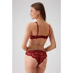 Pierre Cardin Robinetta Balenli Bralet Sütyen Takım 4730 Boırdo görsel 6