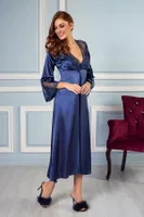 Pierre Cardin Saten Altılı Çeyiz Seti 6425 Lacivert görsel 12