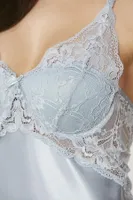 Pierre Cardin Saten Dörtlü Çeyiz Seti 7005 Mavi görsel 15