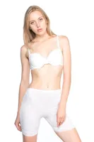 Popo Dikleştirici Korse Boxer Paçası Dantelli Emay 2002 Beyaz görsel 6