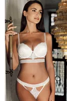 Push Up Dantelli Sütyen New Bra Lingerie 3021 Ekru detay görünüm