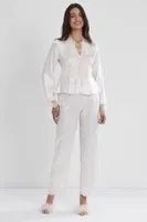 Saten Çeyizlik Takım 6lı Set Pierre Cardin 6335 Ekru görsel 27