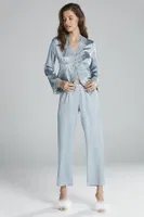 Saten Çeyizlik Takım 6lı Set Pierre Cardin 6335 Mavi görsel 14