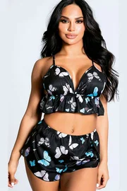 For Dreams Saten Mini Şortlu Takım For Dreams 8322