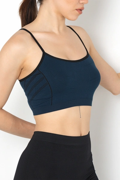 Seamless Lacivert Kadın Spor Büstiyer Doremi 001-001201