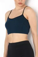 Seamless Lacivert Kadın Spor Büstiyer Doremi 001-001201 Lacivert görsel 4