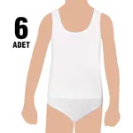 Erkek Çocuk Sütaşlı Takım 6'lı Seher Yıldızı 0041 Mavi