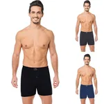 Erkek Penye Düz Boxer Seher Yıldızı 0008 Siyah