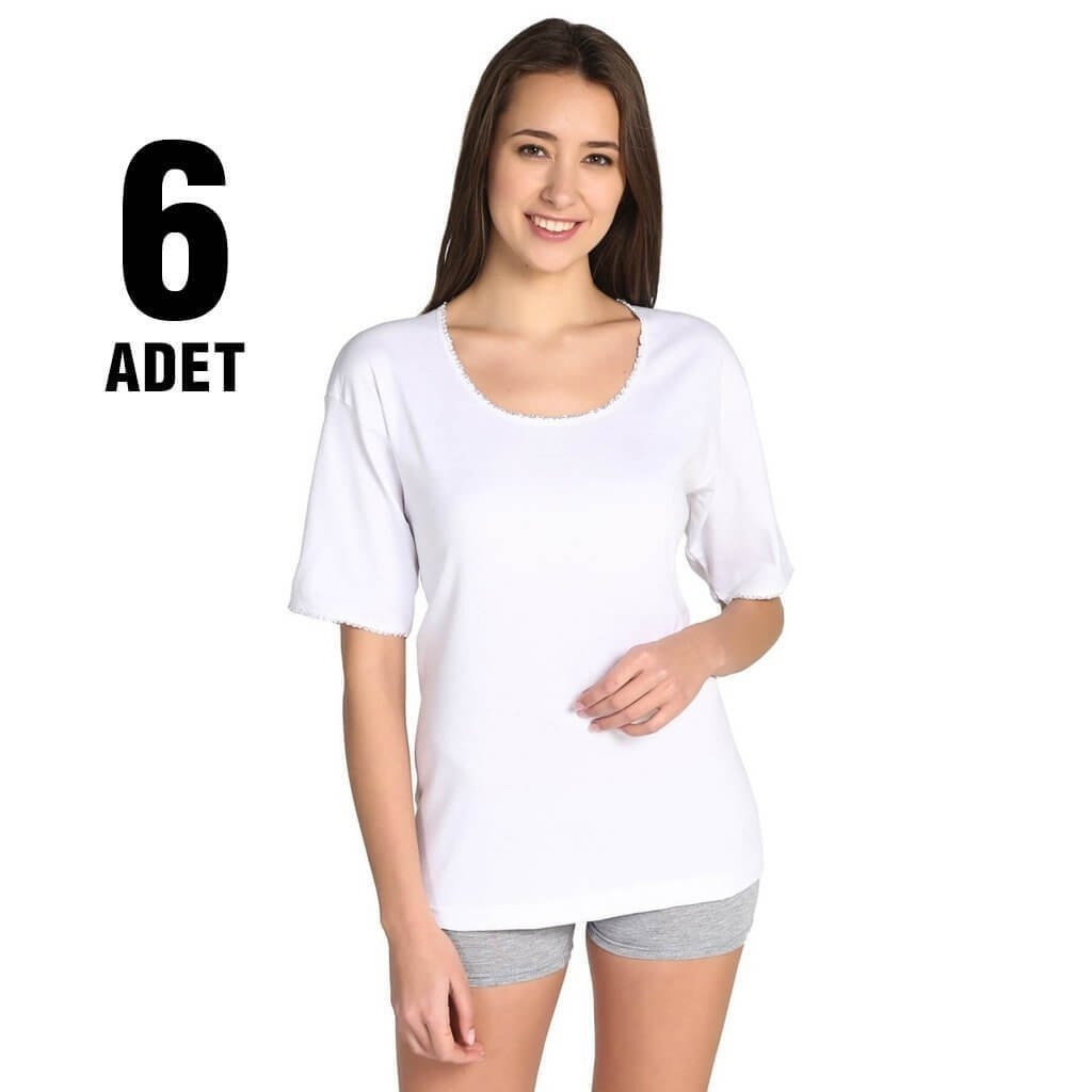 Seher Kollu Kaşkorse Bayan Atlet 6Lı SKD0011