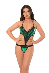 Yeşil Fantazi Babydoll Sistina 406