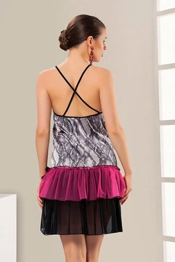 Sistina Sistina 616 Micro Şifon Gecelik - Alternatif Görünüm