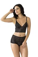 Sistina 6510 Siyah Dantelli Büstiyer Takım Siyah görsel 5
