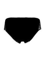 Siyah Kadın Slip Külot BlackSpade 1772  Siyah detay görünüm