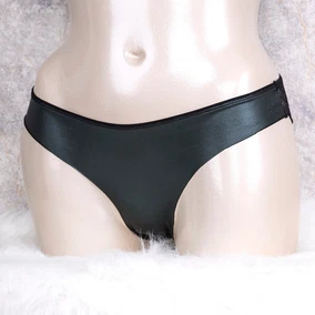 Anıl Kadın Deri Görünümlü Arkası Dantel Fantazi Külot Anıl 2769 - 10 Adet