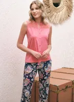 T-Shirt ve Pantolon Takım Anıl 9771 Pembe