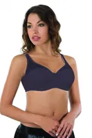 Tül Push Up Toparlayıcı Sütyen C Cup Emay 167 C Lacivert görsel 5