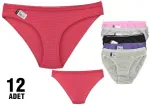İzel Kadın Bikini Tutku 0526 - 12 Adet Karişik Renk