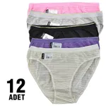 İzel Kadın Bikini Tutku 0526 - 12 Adet Karişik Renk detay görünüm