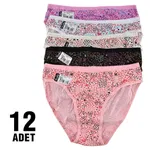 Kardelen Kadın Bikini Külot Tutku 0534 - 12 Adet Karişik Renk detay görünüm