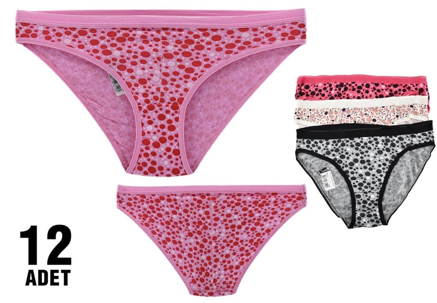 Begüm Bayan Bikini Külot Tutku 0821 - 12 Adet