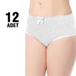 Puantiyeli Kadın Bato Tutku 0933 - 12 Adet görsel 5