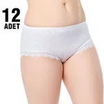 Işıl Kadın Bato Külot %100 Pamuk Tutku 0949 - 12 Adet detay görünüm