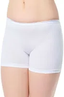 Kadın Pantolon %100 Pamuk Boxer Külot Tutku 0154 - 6 Adet Beyaz