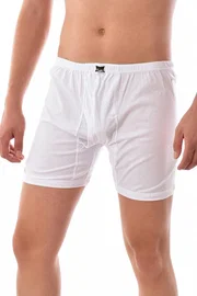 Tutku Beyaz %100 Pamuk Erkek Ribana Paçalı Arjantin Boxer Tutku 0111 - 6 Adet