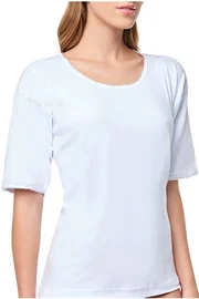 Tutku Kaşkorse Kadın %100 Pamuk Bisiklet Yaka Atlet Tutku 0141 - 6 Adet