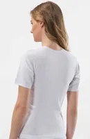 Kaşkorse Kadın %100 Pamuk Bisiklet Yaka Atlet Tutku 0141 - 6 Adet Beyaz farklı açı