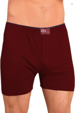 Tutku Elit Tutku Elit Havlu Bel %100 Pamuk Erkek Penye Düz Boxer 1101 - Alternatif Görünüm