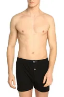 Tutku Elit Havlu Bel %100 Pamuk Erkek Penye Düz Boxer 1101 Siyah görsel 10