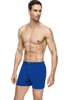 Tutku Elit Havlu Bel %100 Pamuk Erkek Penye Düz Boxer 1101 Saks Mavi görsel 7