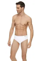 Tutku Elit Erkek İnce Bel Kemerli Slip Külot 1351 Beyaz farklı açı