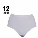 Elit Yazılı Kadın Bato Külot 12Li Tutku Elit 2403 detay görünüm