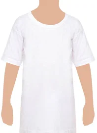 Erkek Çocuk %100 Pamuk Penye Bisiklet Yaka Atlet Tutku 0127 - 6 Adet